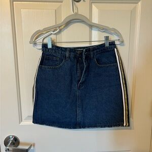 Superdown denim skirt